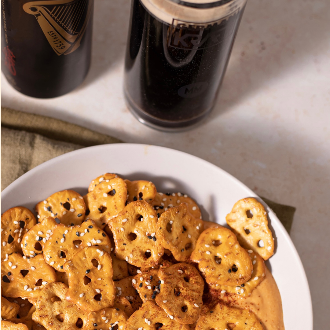 St Patrick's Day Guinness and Ched Dip