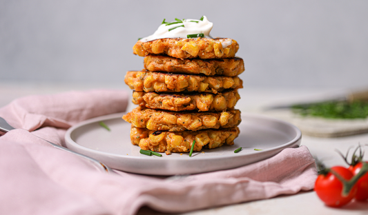 Ched & Sweetcorn Fritters