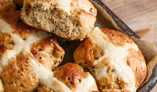 Ched Spread Hot Cross Buns